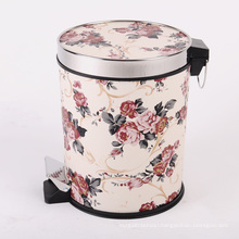 Garden Style Design Foot Pedal Trash Bin (A12-1901AE)